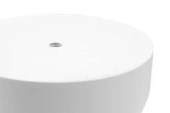 New Works Kizu portable table lamp, Gris du Marais marble