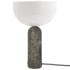 New Works Kizu table lamp, large, Gris du Marais marble