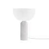 New Works Kizu table lamp, small, white marble