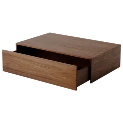 New Works Mass High coffee table with drawer, walnut