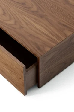 New Works Mass High coffee table with drawer, walnut