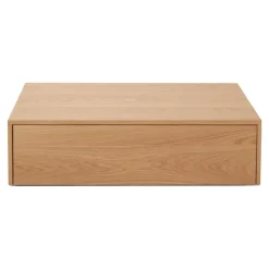 New Works Mass High coffee table with drawer, oak