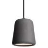 New Works Material pendant, dark grey concrete