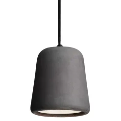 New Works Material pendant, dark grey concrete