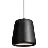 New Works Material pendant, black marble