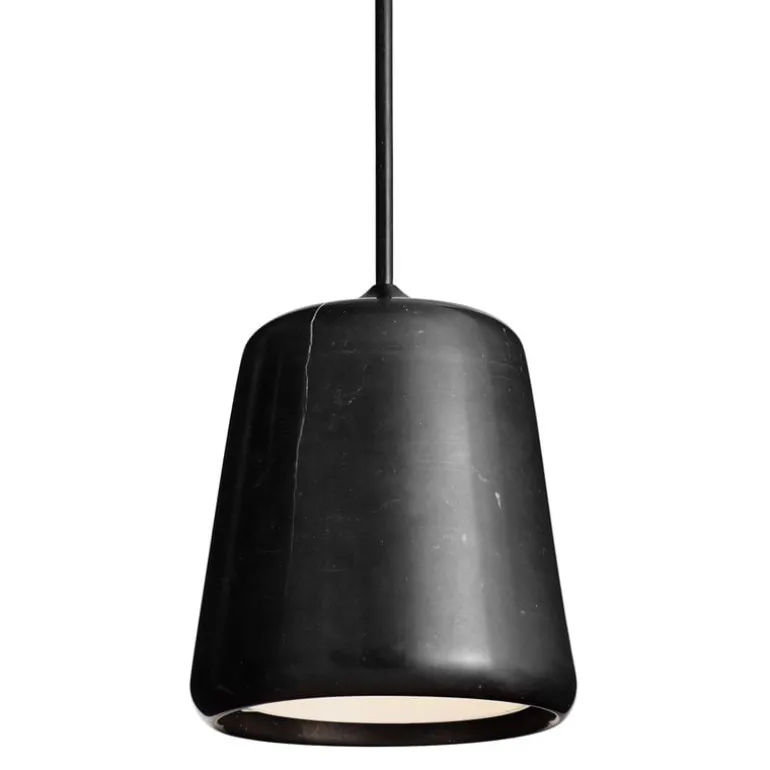 New Works Material pendant, black marble