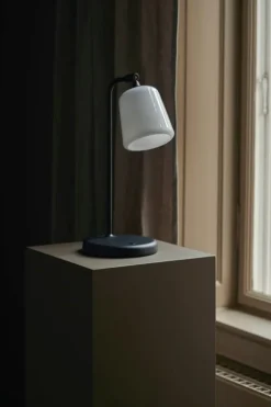 New Works Material table lamp, opal glass