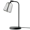 New Works Material table lamp, stainless steel