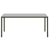 New Works May table, 170 x 85 cm, dark green