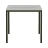 New Works May table, 85 x 85 cm, dark green