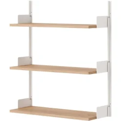 New Works New Works Wall shelf, 900, oak - white