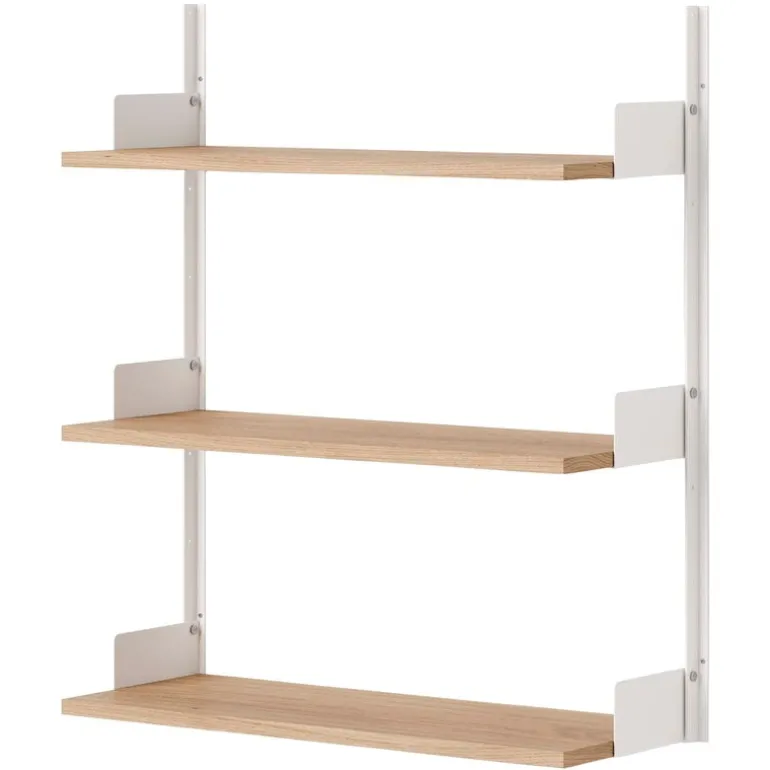 New Works New Works Wall shelf, 900, oak - white