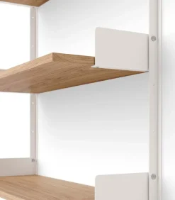 New Works New Works Wall shelf, 900, oak - white