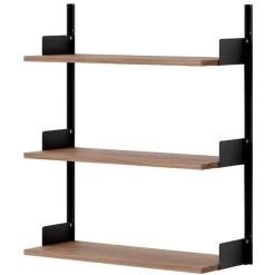 New Works New Works Wall shelf, 900, walnut - black