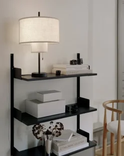 New Works New Works Wall shelf, 900, black ash - black