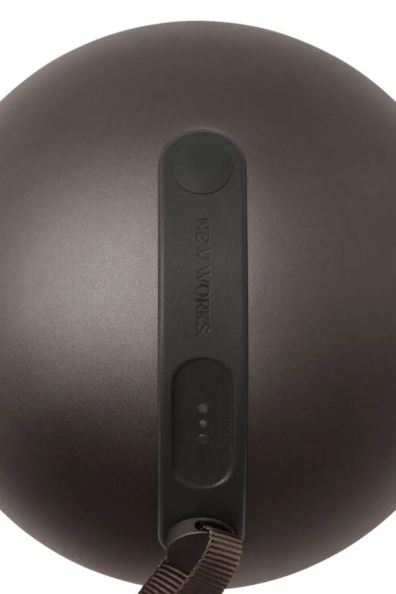 New Works Sphere portable lamp, dark bronze