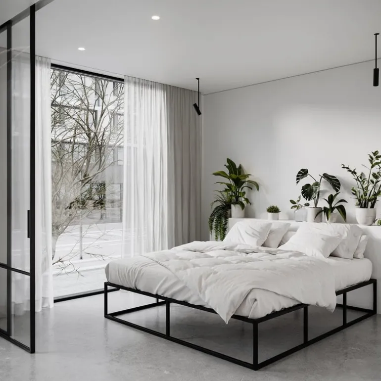 Nichba Bed Frame, black