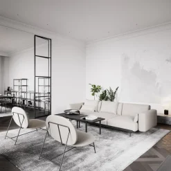 Nichba Coffee table, 115 x 55 cm, black