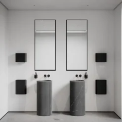 Nichba Paper dispenser, black