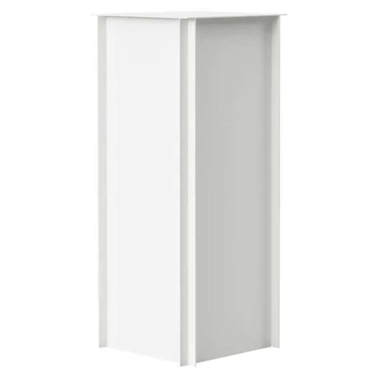 Nichba Pedestal 65 side table, white