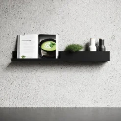 Nichba Shelf L40 wall shelf, black