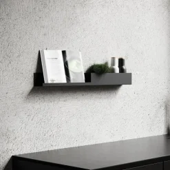 Nichba Shelf U40 wall shelf, black