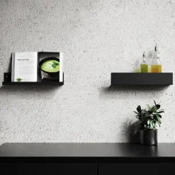 Nichba Shelf U40 wall shelf, black