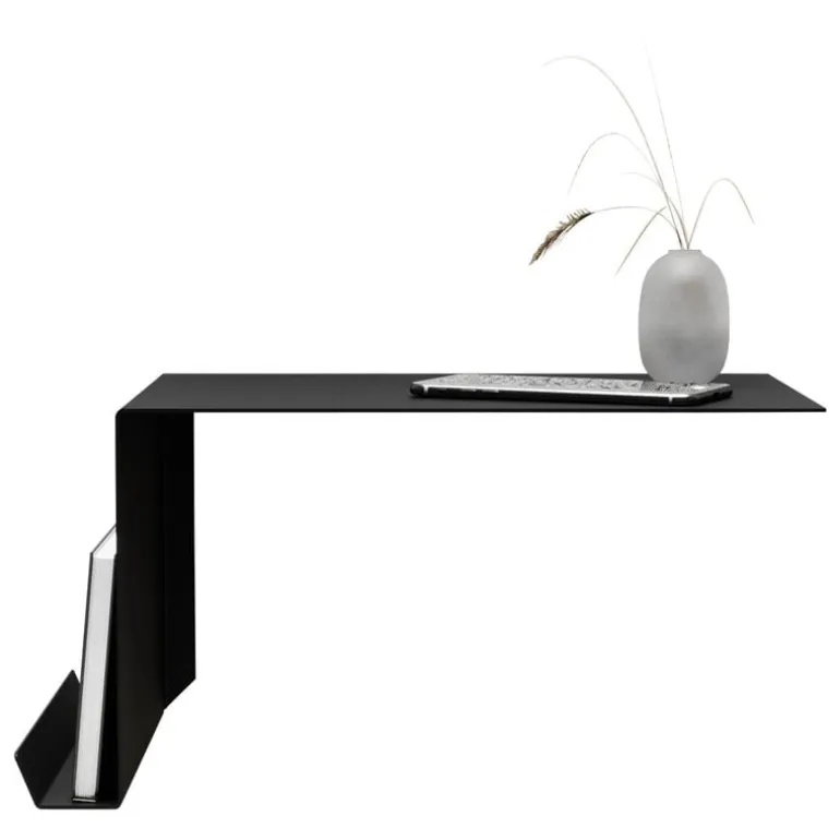 Nichba Shelve02 wall shelf, left, black