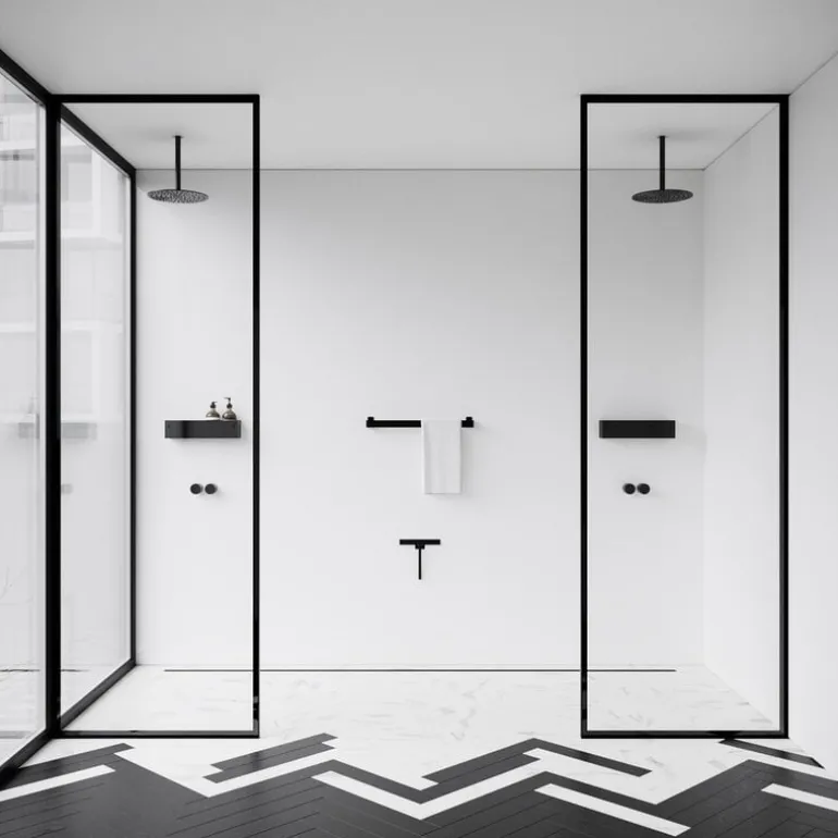 Nichba Shower wiper, black