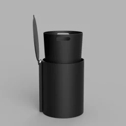 Nichba Toilet bin, black