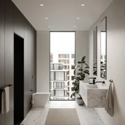 Nichba Toilet paper holder Extra, black