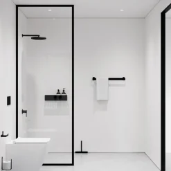 Nichba Toilet paper holder, black