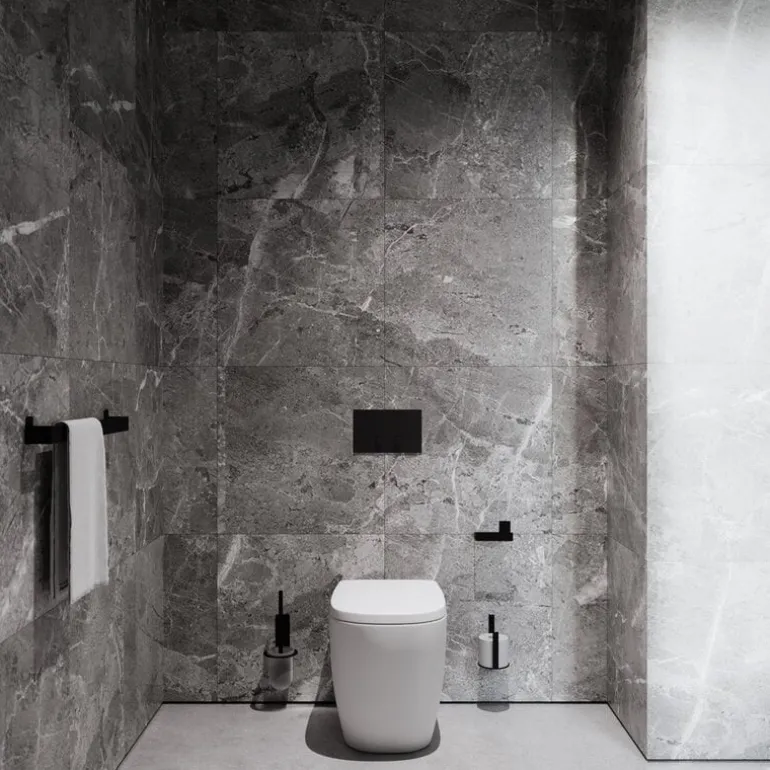 Nichba Toilet paper holder, black