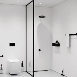 Nichba Toilet paper holder, black