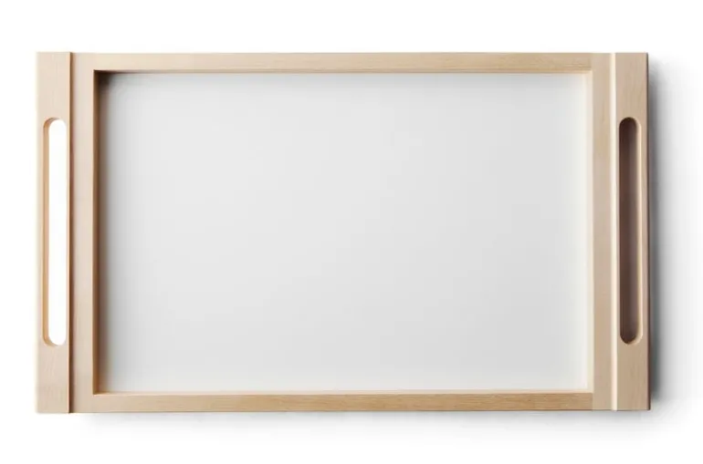 Nikari Alvar tray, birch-white laminate