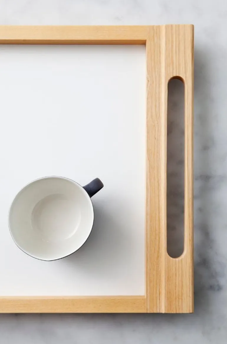 Nikari Alvar tray, birch-white laminate