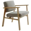 Nikari Archetyp Lobby chair, oak - grey Steelcut Trio 616
