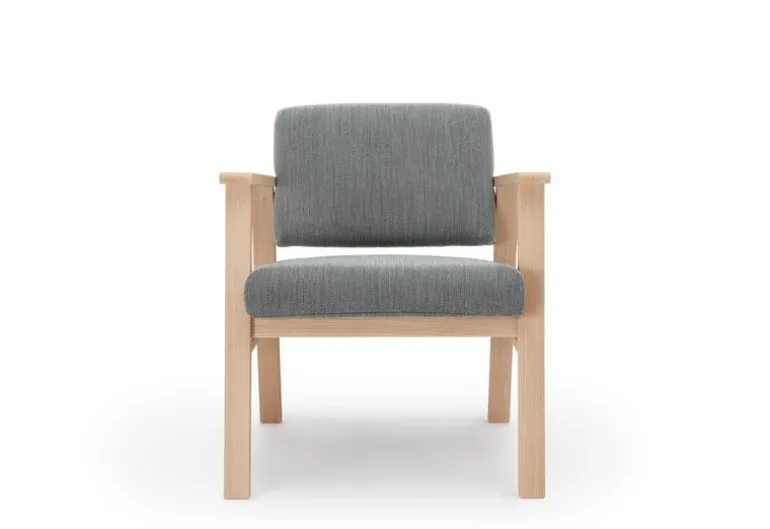 Nikari Archetyp Lobby chair, ash - green Steelcut Trio 916