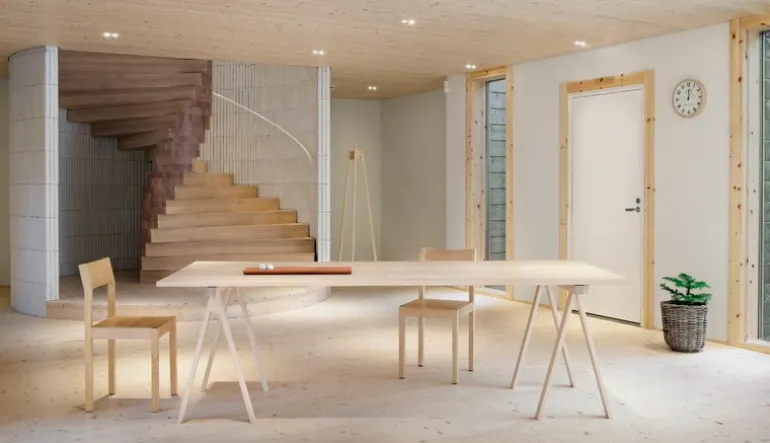 Nikari Arkitecture table top 80 x 180 cm, birch