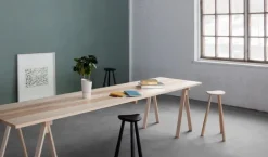 Nikari Classic RMJ stool, 72 cm, birch - ash