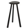 Nikari Classic stool, 64 cm, black stained birch - black stained ash