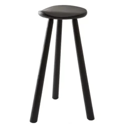 Nikari Classic stool, 64 cm, black stained birch - black stained ash
