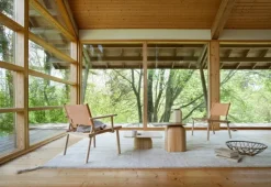 Nikari December chair, ash - natural leather