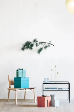 Nikari December chair, ash - natural leather