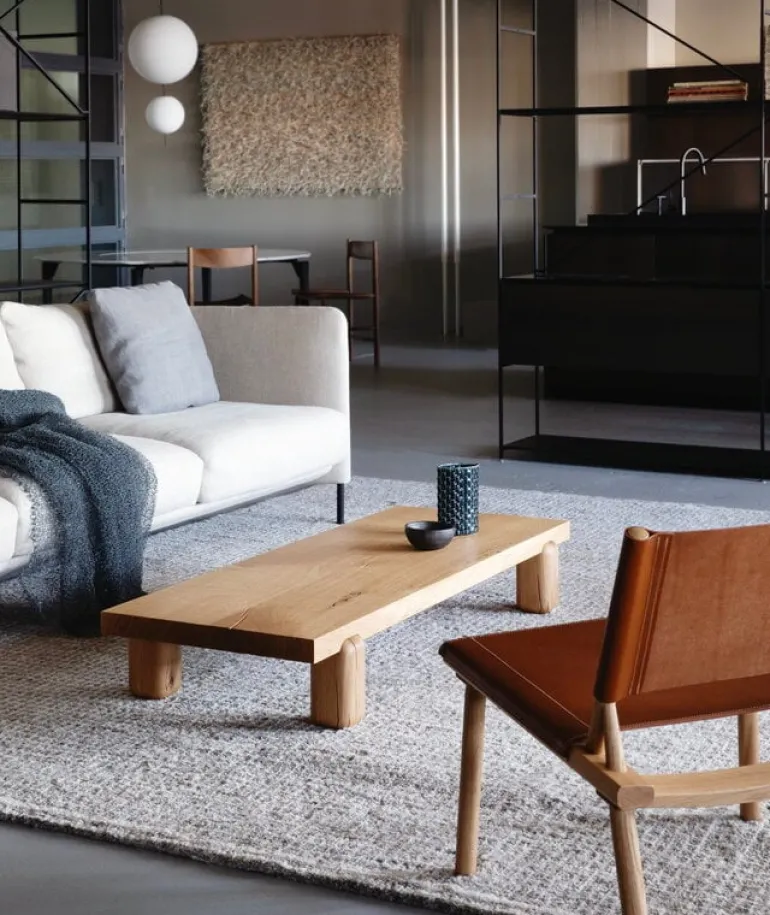 Nikari December chair, oak - cognac leather