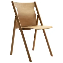 Nikari Faneeri folding chair, lacquered oak