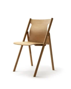Nikari Faneeri folding chair, lacquered oak