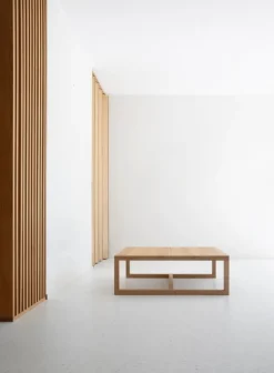 Nikari Frame Low 2/4 coffee table, oiled oak