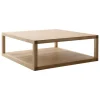 Nikari Frame Low 4/4 coffee table, oiled oak