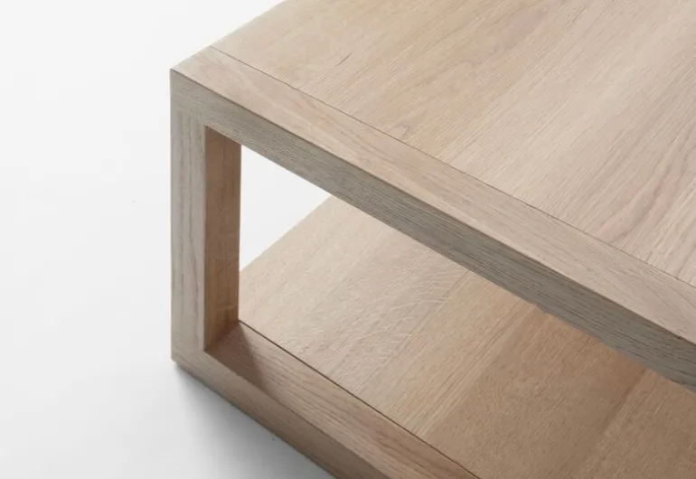 Nikari Frame Low 4/4 coffee table, oiled oak